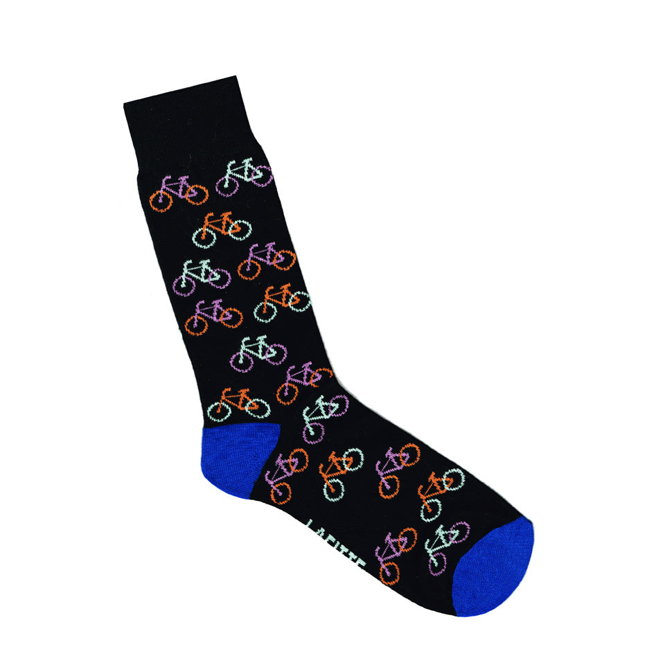 LAFITTE-BICYCLE SOCK BLACK-Mott and Mulberry