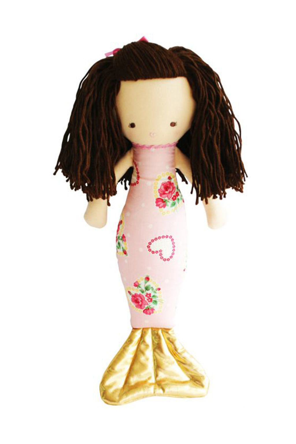 Alimrose-Mermaid Girls Doll Heart Pink 42cm-Mott and Mulberry