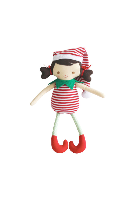 Alimrose-Cheeky Girl Elf Rattle Red 26 cm-Mott and Mulberry