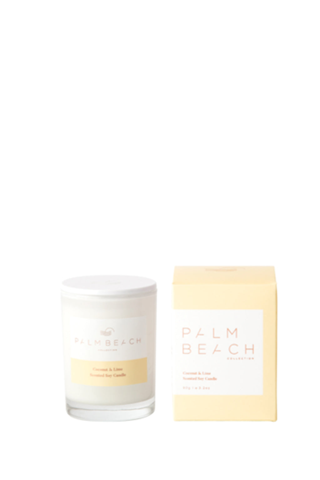 Palm Beach-PALM BEACH Coconut and Lime Mini Candle-Mott and Mulberry