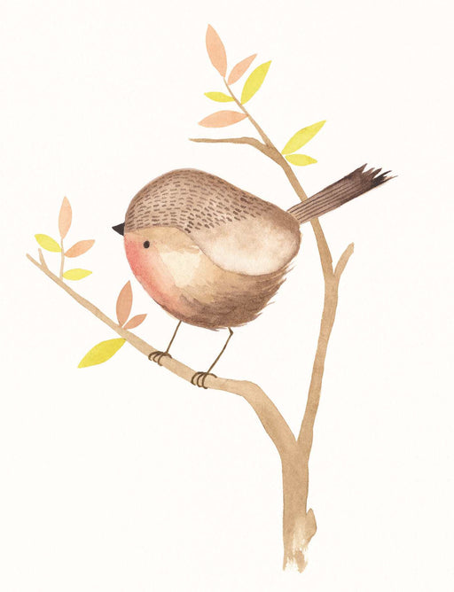 Squirrel Design Studio-Red Robin - Greeting Card-Mott and Mulberry