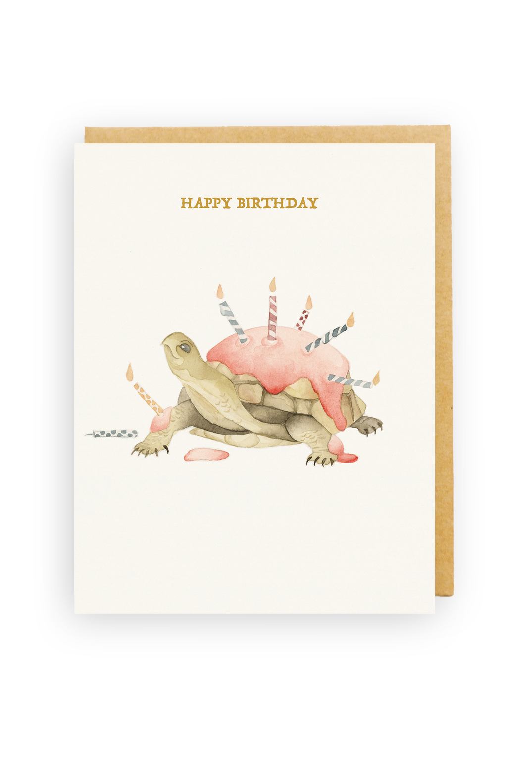 Squirrel Design Studio-Tortoise Cake - Birthday Card-Mott and Mulberry
