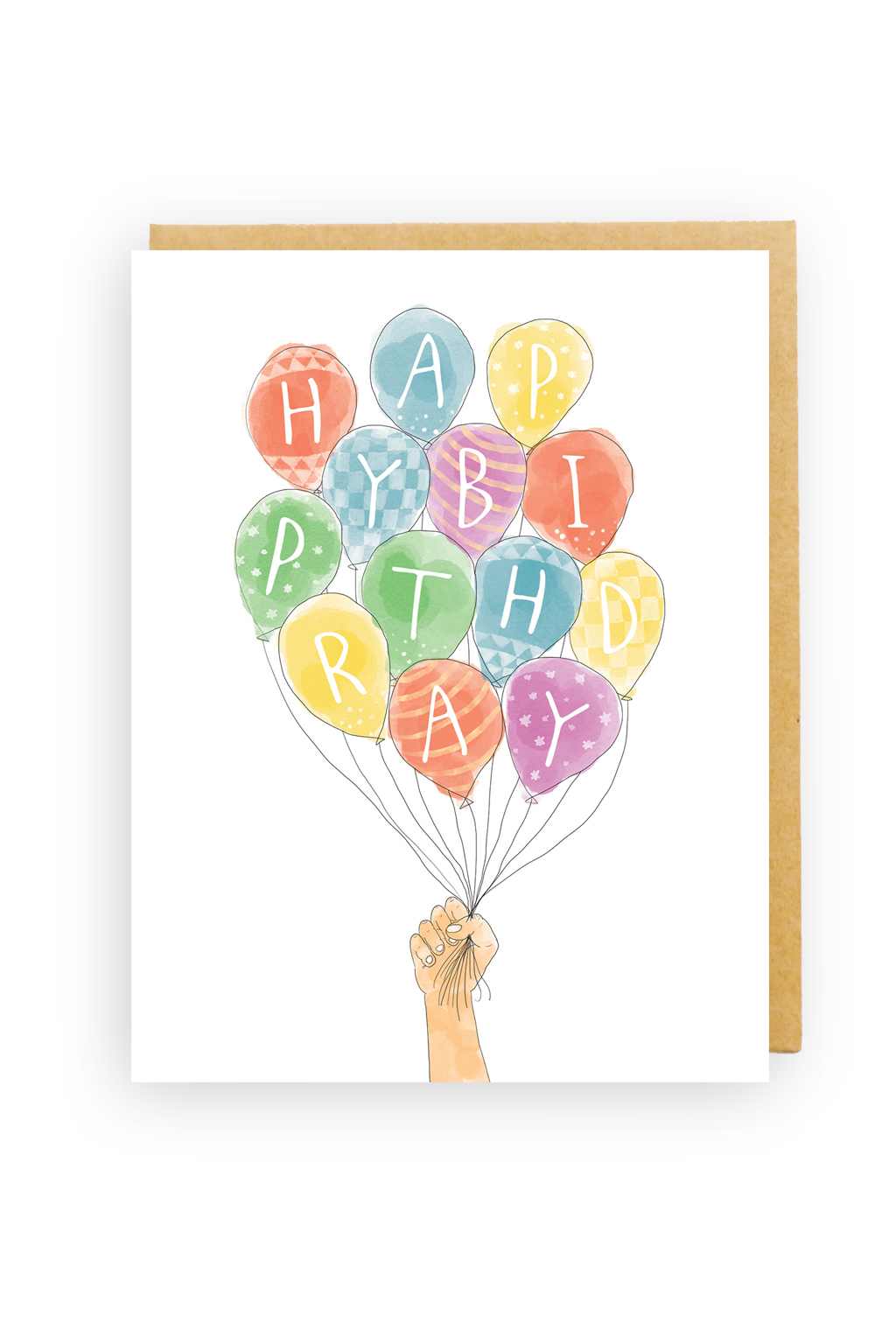 Squirrel Design Studio-Balloon Bunch - Birthday Card-Mott and Mulberry