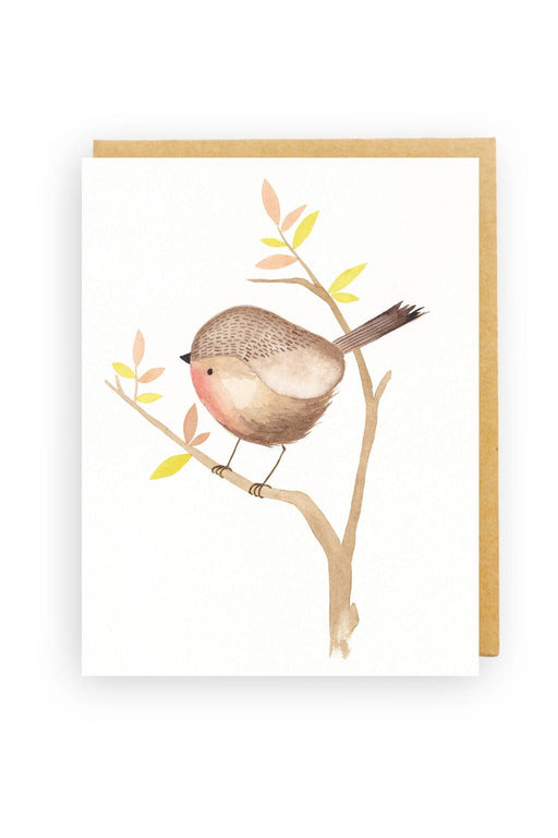Squirrel Design Studio-Red Robin - Greeting Card-Mott and Mulberry