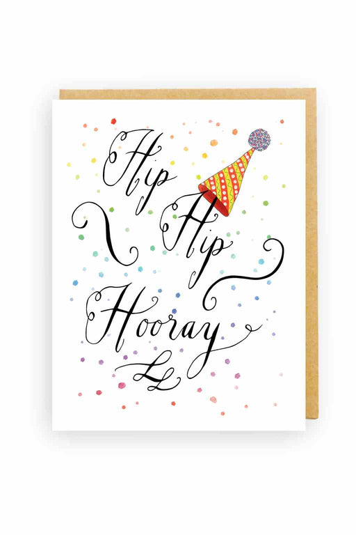 Squirrel Design Studio-Hip Hip Hooray - Birthday Card-Mott and Mulberry