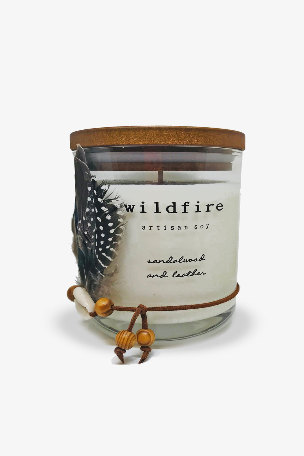 Wildfire-Sandalwood and Leather Candle-Mott and Mulberry