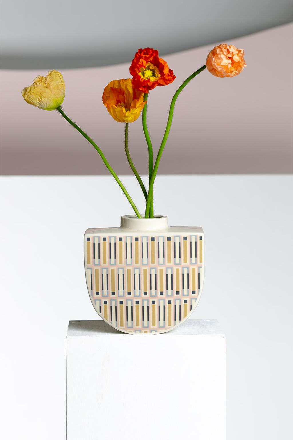 Erin Lightfoot-Wildflowers Boat Vase-Mott and Mulberry