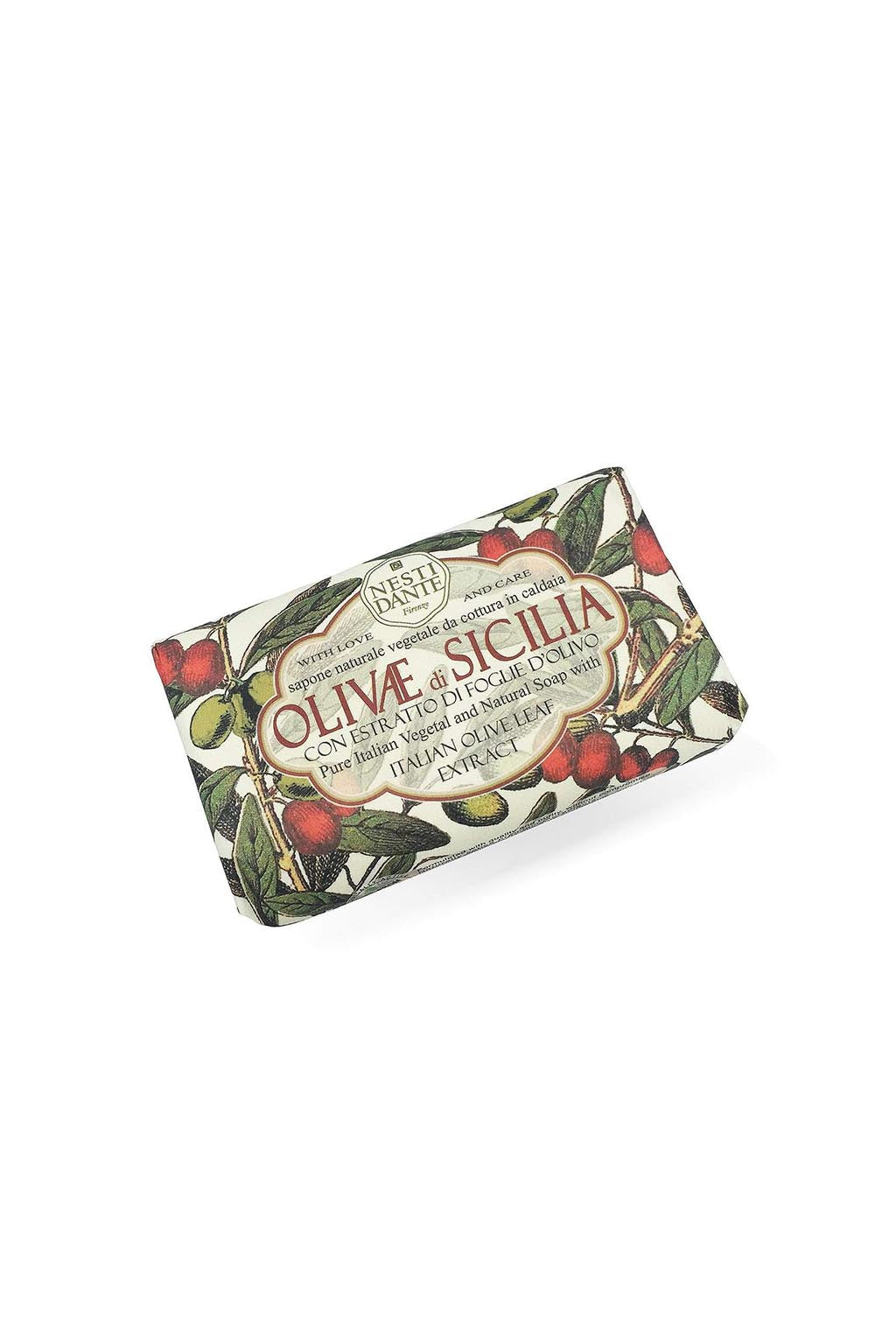 Nesti Dante-Olivae di Sicilia Olive Leaf Soap-Mott and Mulberry