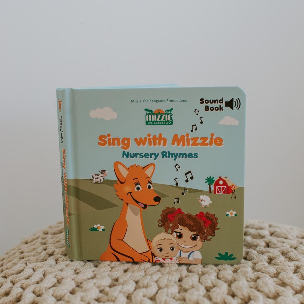 Mizzie The Kangaroo-SOUND BOOK 'Sing With Mizzie - Nursery Rhymes'-Mott and Mulberry