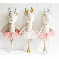 Alimrose-Ballerina Reindeer Blush 43cm-Mott and Mulberry