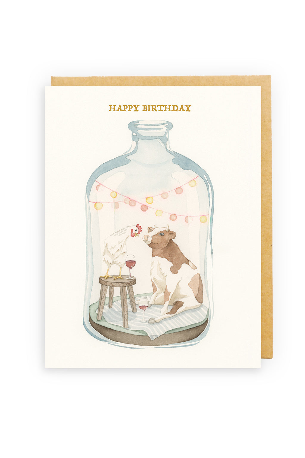 Squirrel Design Studio-Isolation Party For Two  - Greeting Card-Mott and Mulberry