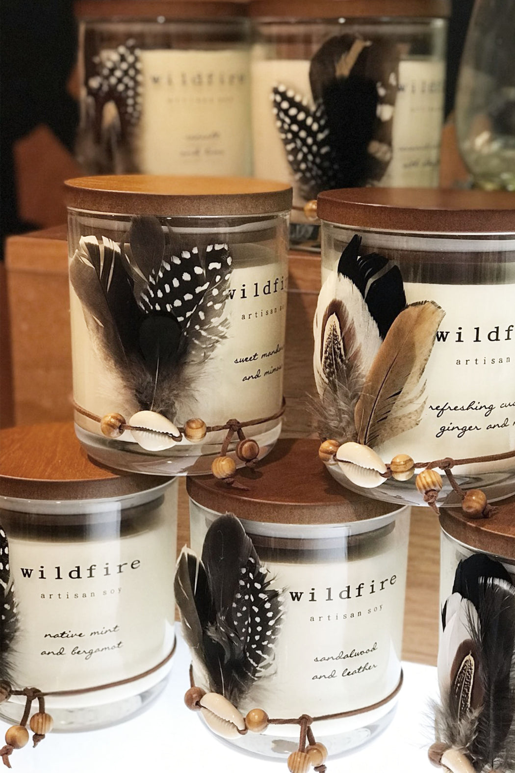 Wildfire-Native Mint and bergamot Candle-Mott and Mulberry