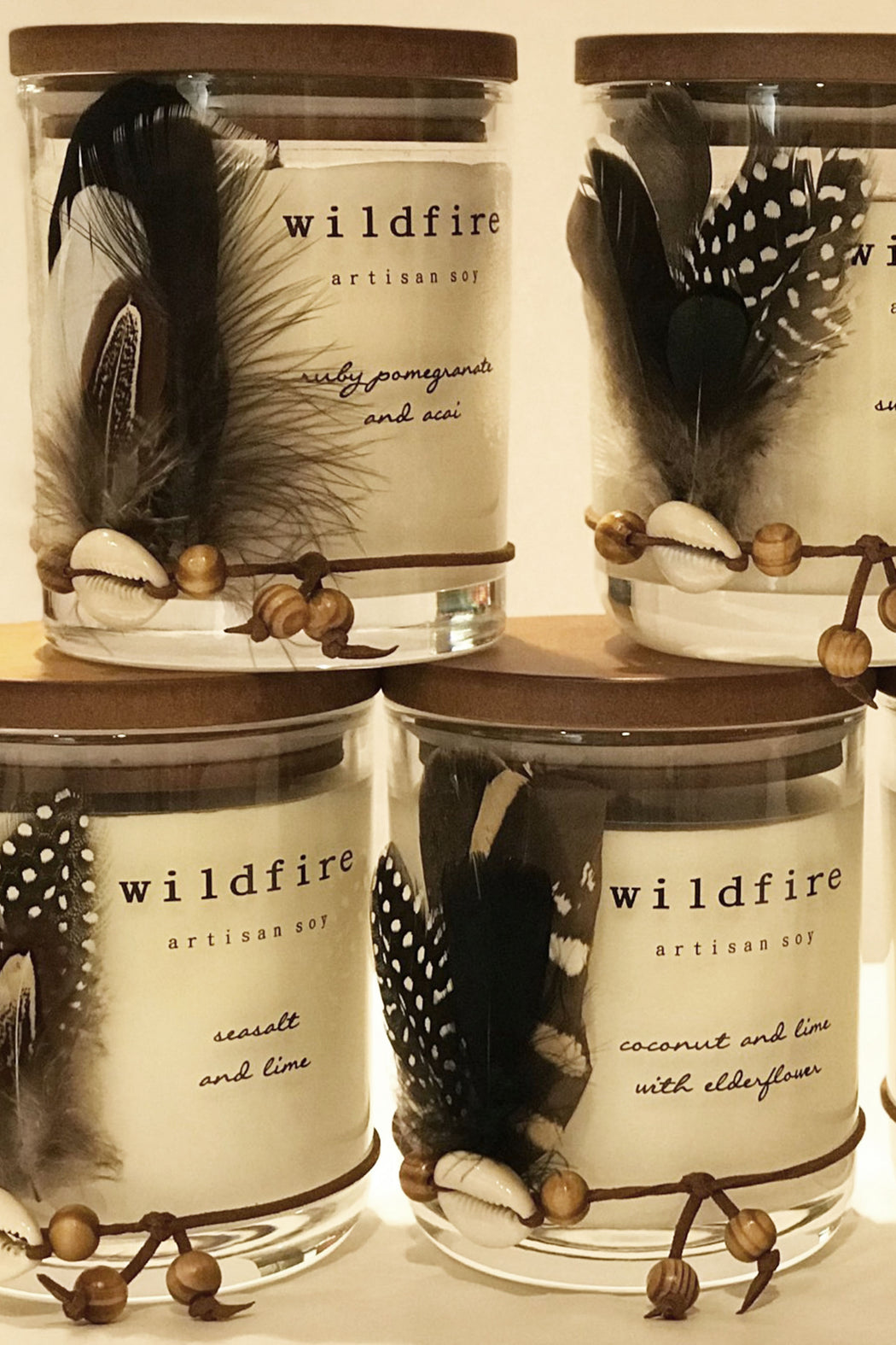 Wildfire-Seasalt and lime Candle-Mott and Mulberry