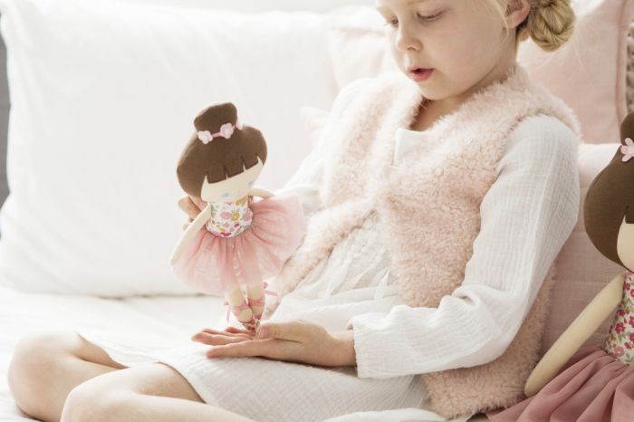 Alimrose-Baby Ballerina Doll 25cm Rose Garden-Mott and Mulberry